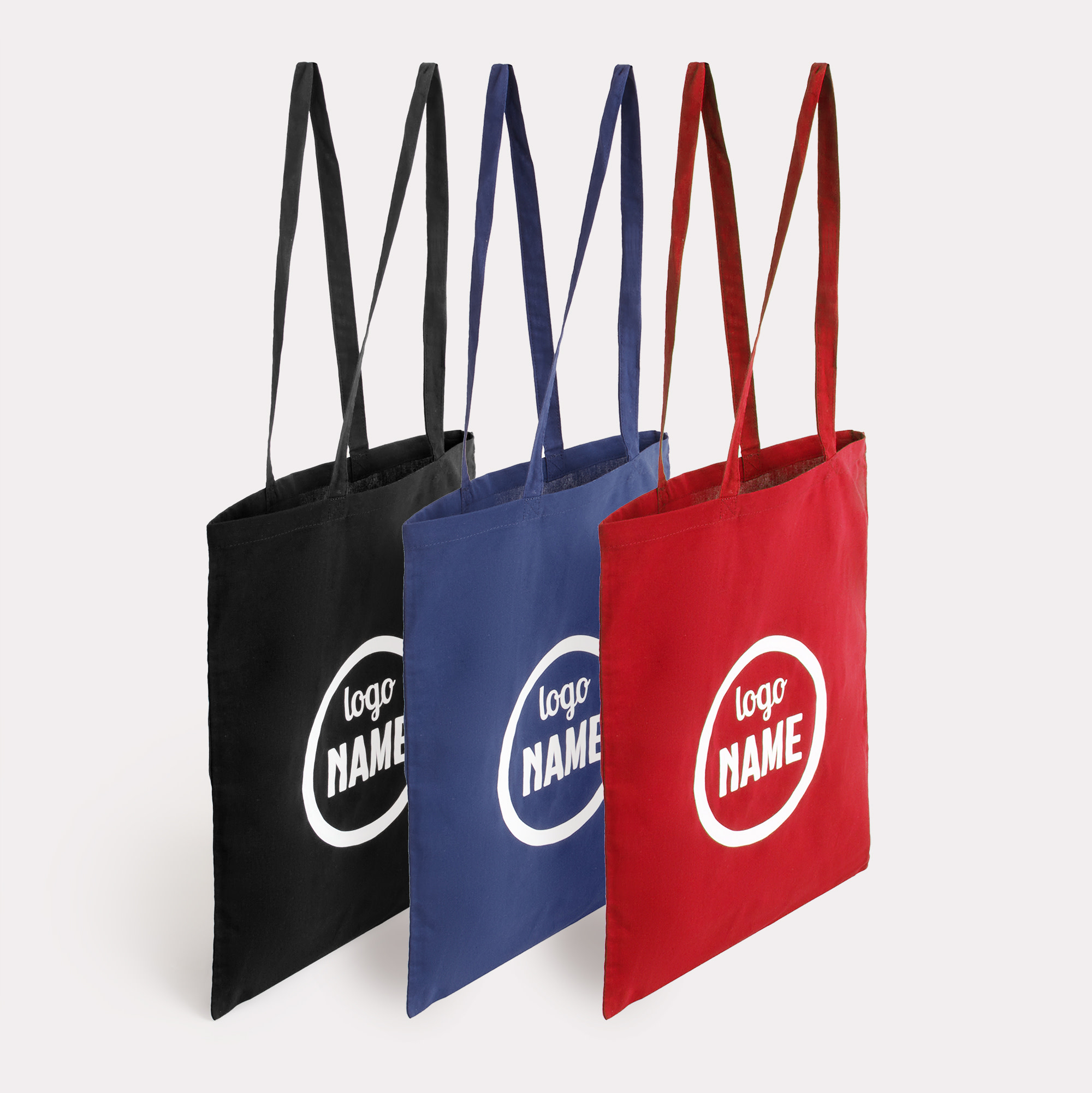 Sac avec anses en coton – sérigraphie