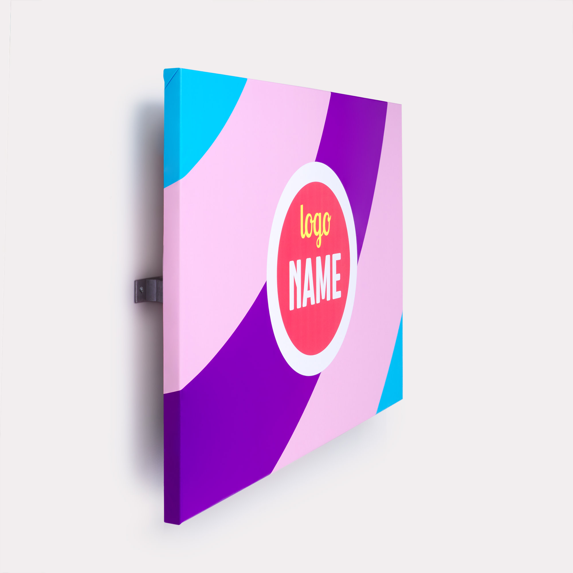 Bâche pour cadre à fixation invisible