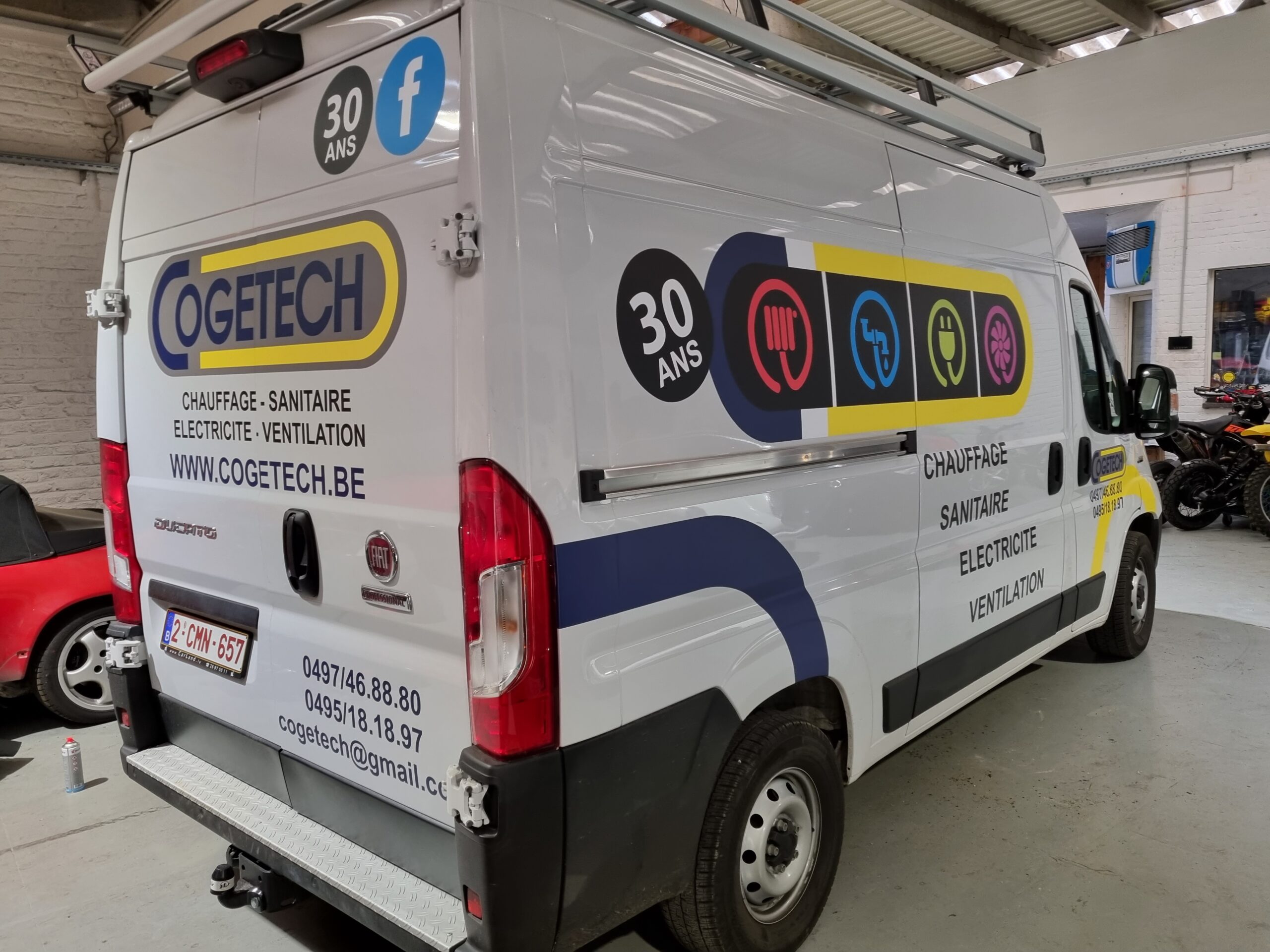 Lettrage camionnette