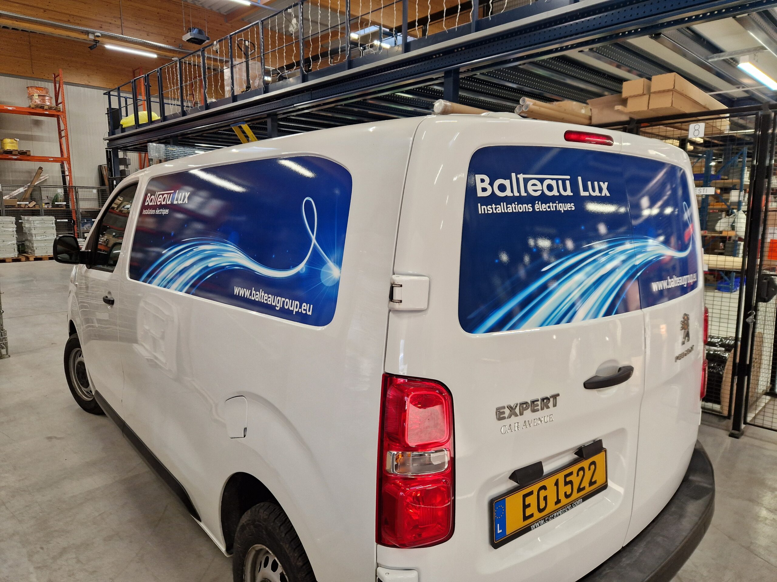 Lettrage camionnette