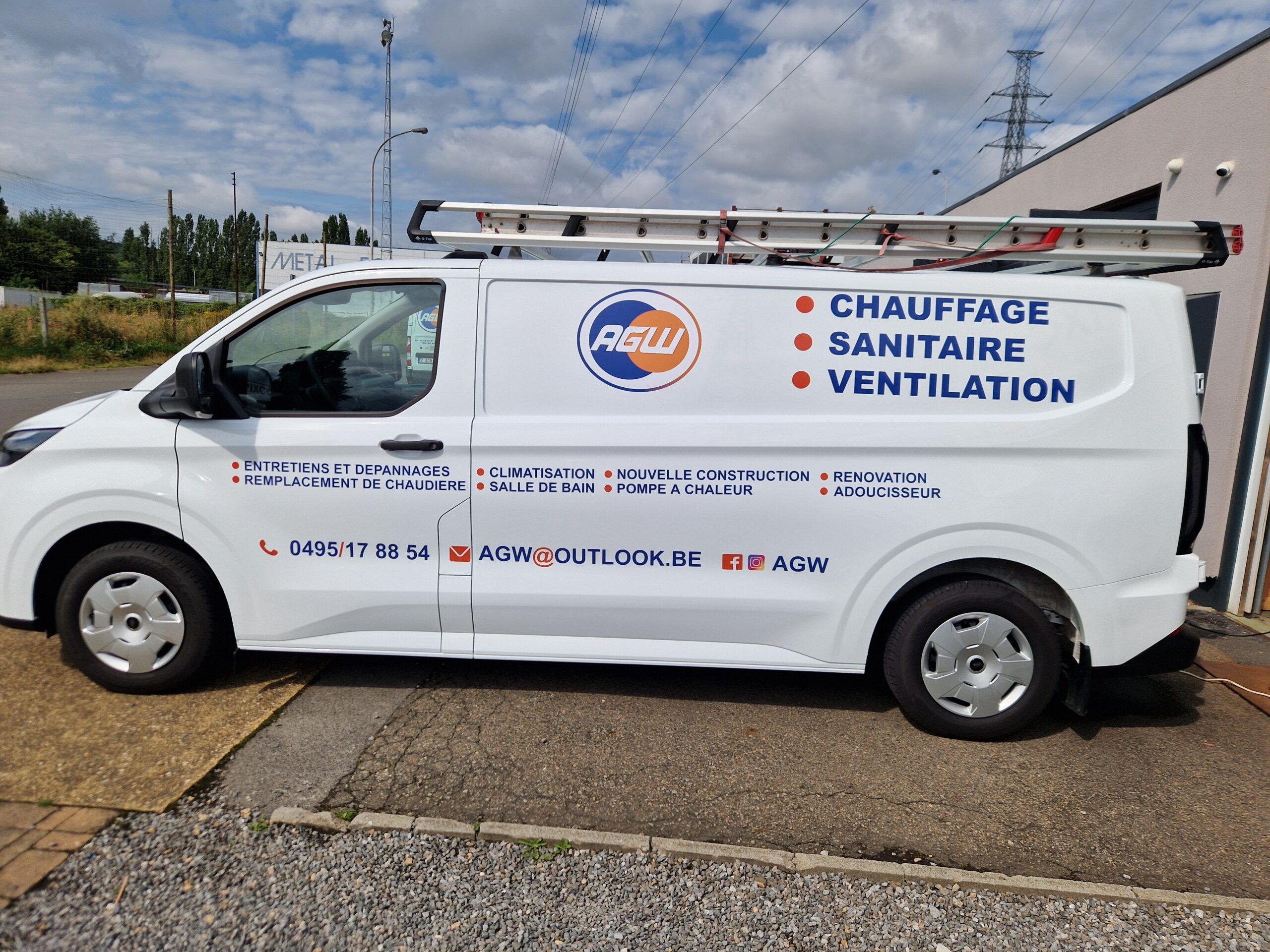 Lettrage camionnette