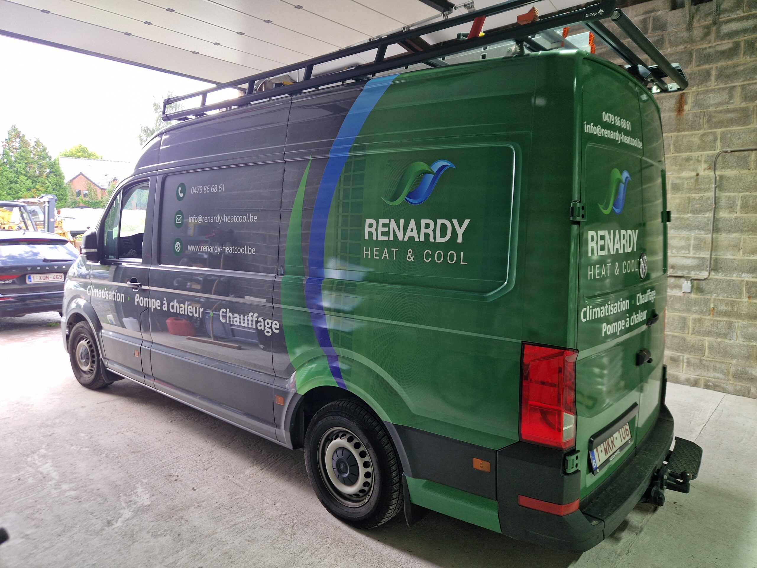 Lettrage camionnette