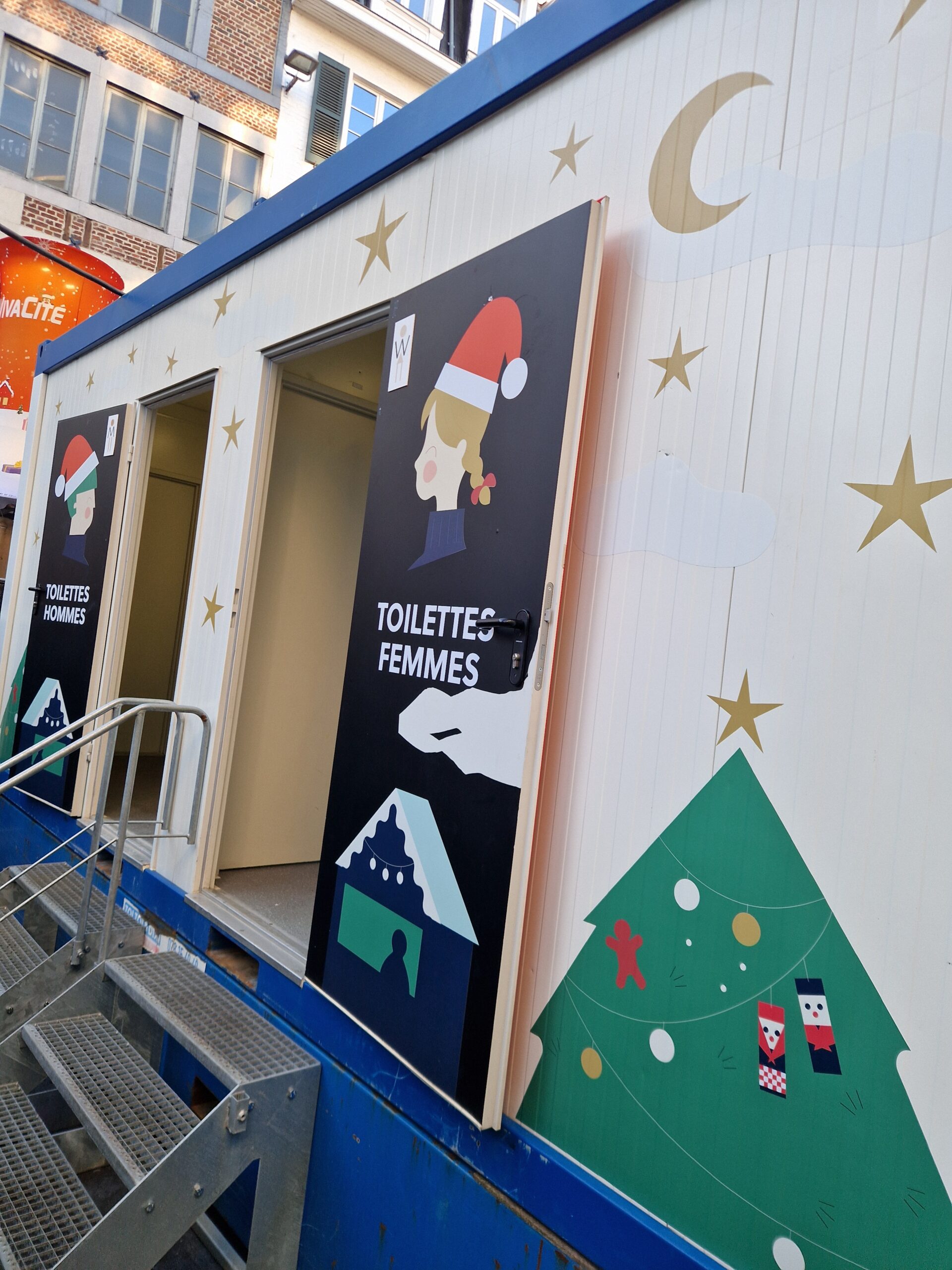 Lettrage sur conteneur