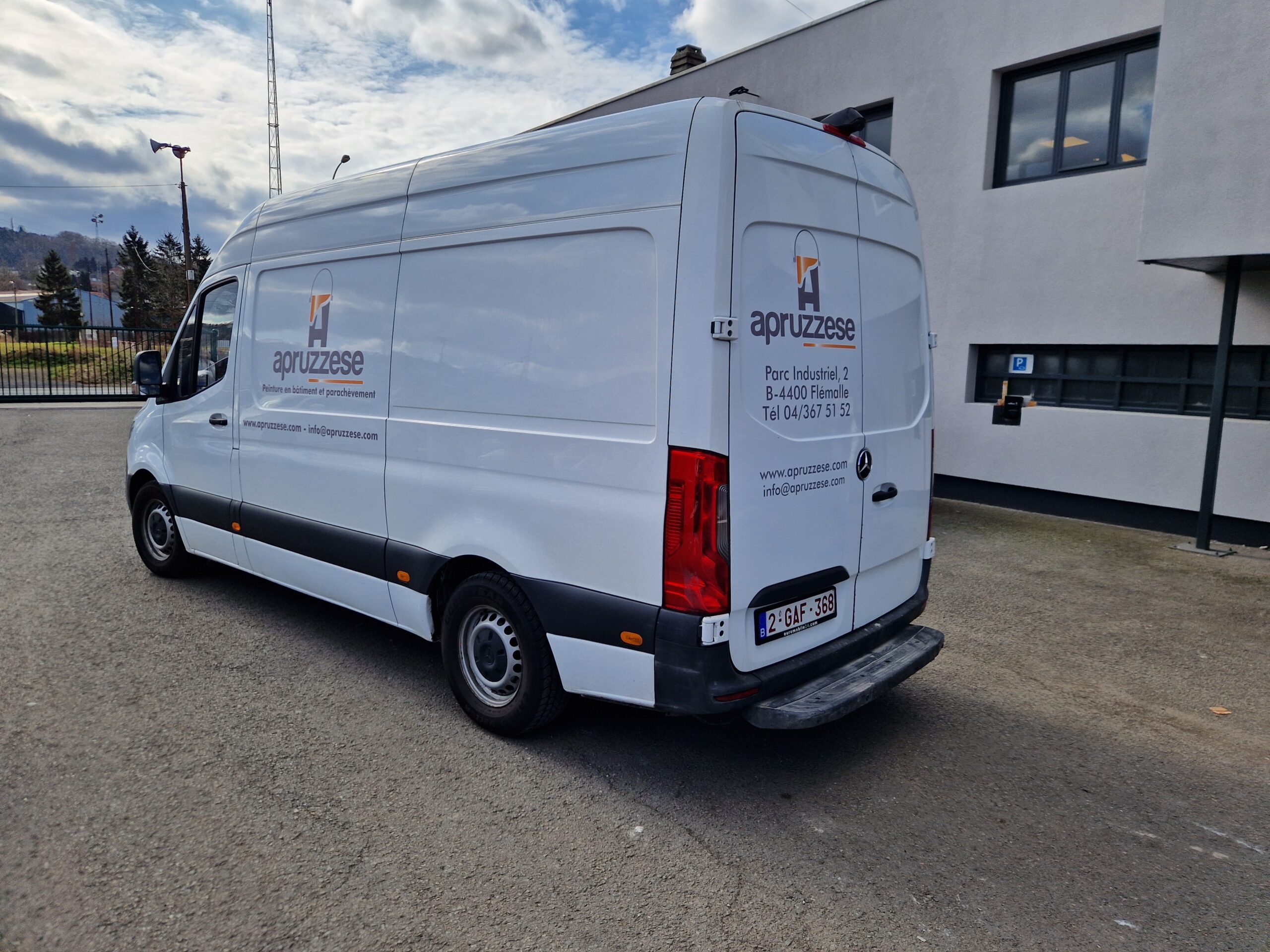 Lettrage camionnette