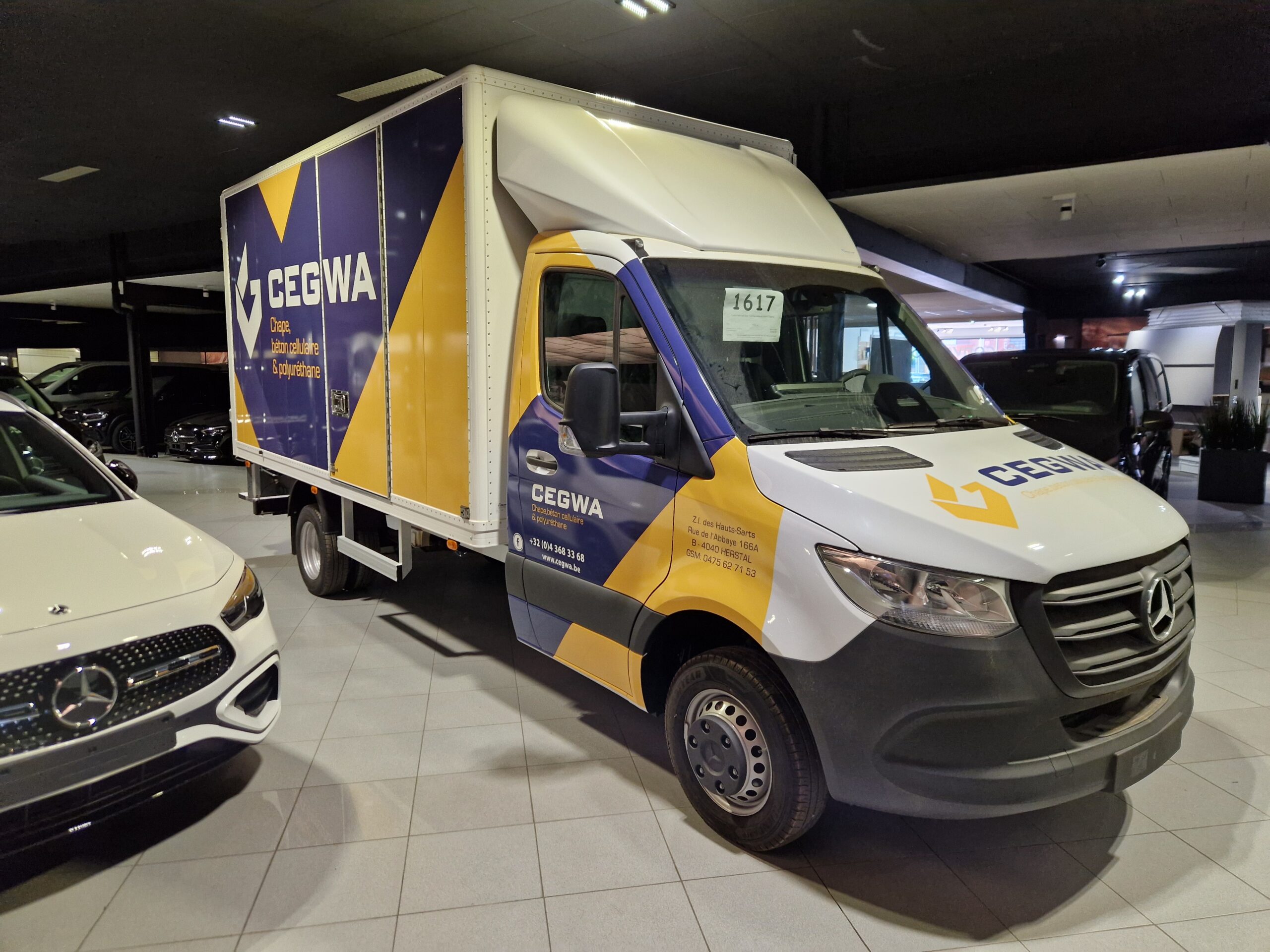 Lettrage camionnette