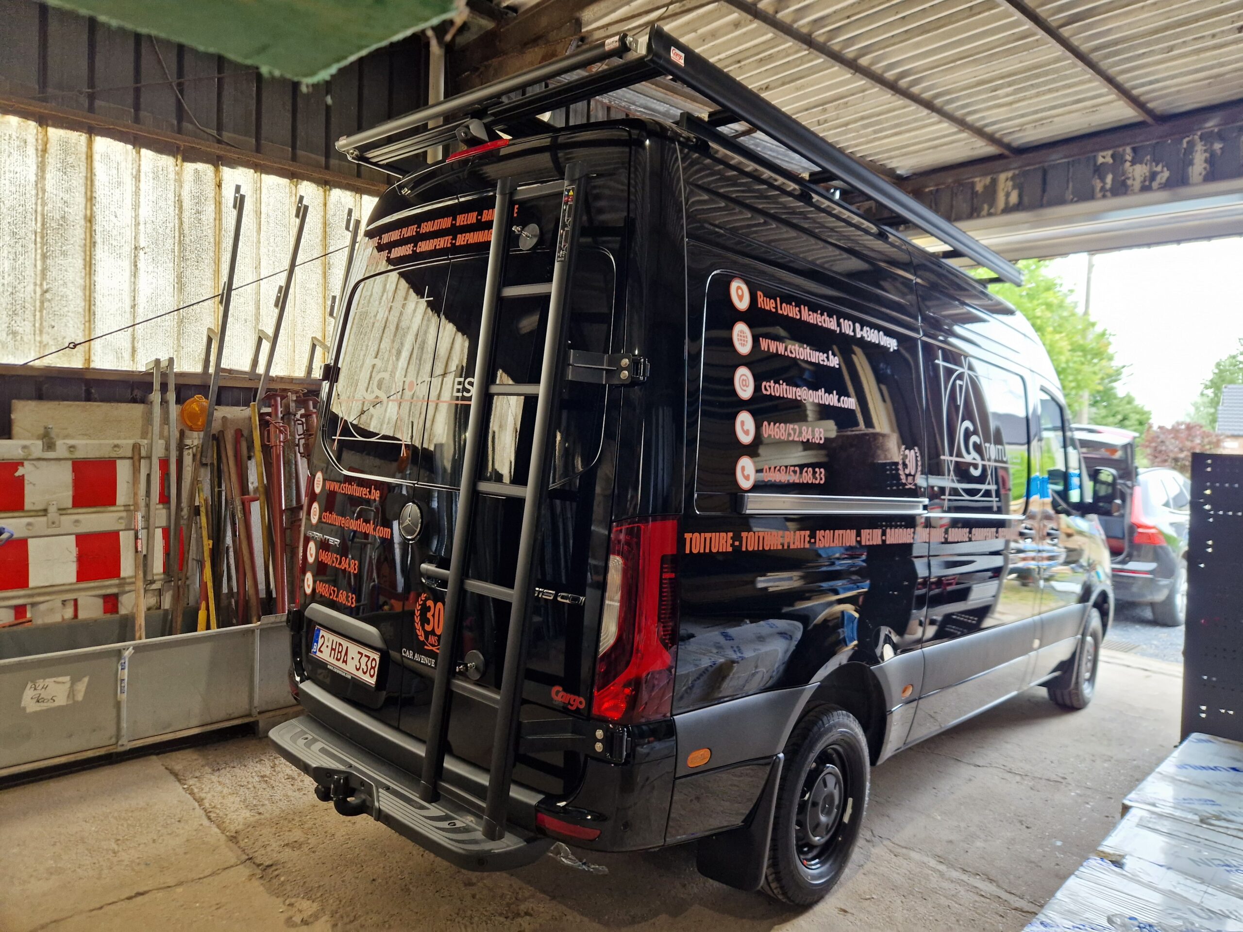 Lettrage camionnette