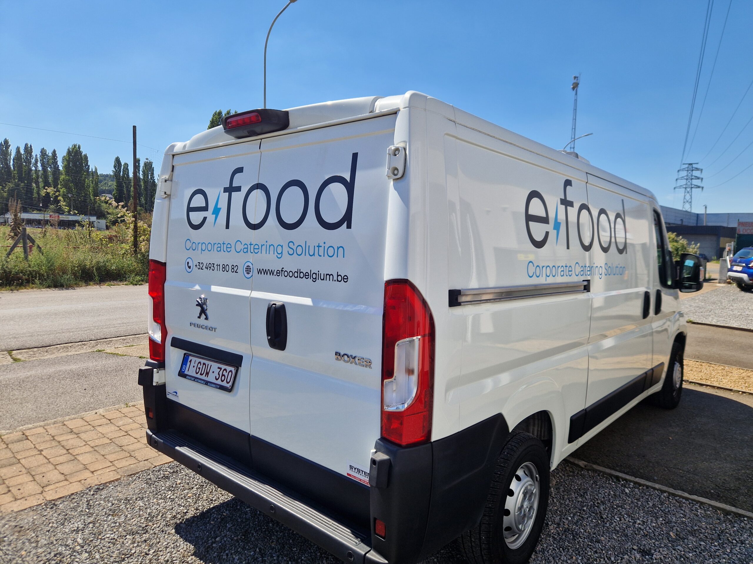 Lettrage camionnette