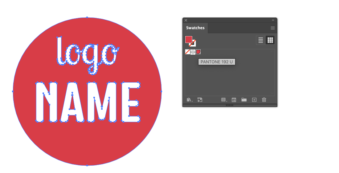 Illustration étape 4 — PMS / Pantone