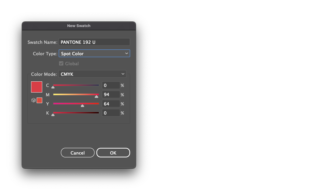 Illustration étape 3 — PMS / Pantone